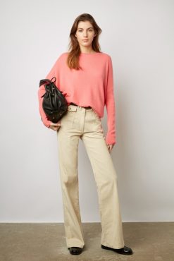 Gerard Darel Pantalon Flare Naturel En Velours - Anna | Pantalons & Jeans