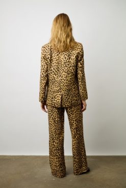 Gerard Darel Veste De Tailleur Leopard Marron - Beila | Costumes & Ensembles