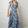 Gerard Darel Robe Longue Tie And Dye Indigo - Euranie | Robes