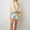 Gerard Darel Short Frange A Monogramme Bleu Ciel - Farel | Shorts & Bermudas