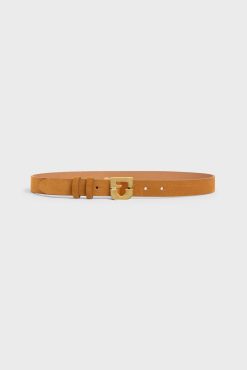 Gerard Darel Ceinture Signatureen Cuir Velours - Le Lauren | Ceintures