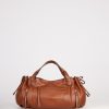 Gerard Darel Sac A Main En Cuir De Veau Camel - Rebelle Gd | L'Iconique 24H