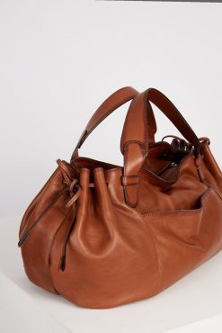 Gerard Darel Sac A Main En Cuir De Veau Camel - Rebelle Gd | L'Iconique 24H