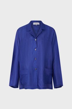 Gerard Darel Pyjama En Soie - Marine | Pyjamas & Kimonos