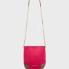 Gerard Darel Sac Bandouliere En Cuir Rose - Mini Charlotte | Sacs A Bandouliere