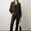 Gerard Darel Jean Slim En Coton Enduit Marine - Cindy | Pantalons & Jeans