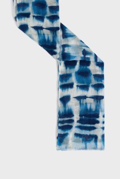 Gerard Darel Foulard Tie And Dye Indigo - Patricie | Etoles & Foulards