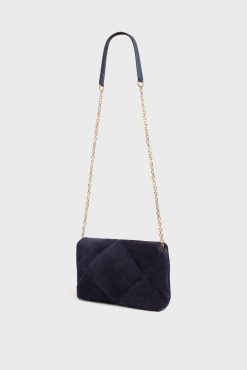 Gerard Darel Sac Bandouliere Cuir Matelasse Bleu - Fanny | Sacs A Bandouliere