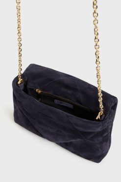 Gerard Darel Sac Bandouliere Cuir Matelasse Bleu - Fanny | Sacs A Bandouliere