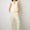 Gerard Darel Gilet De Tailleur Uni Ecru - Brasia | Costumes & Ensembles