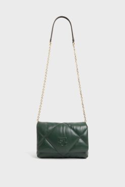 Gerard Darel Sac Bandouliere Cuir Matelasse Vert - Fanny | Sacs A Bandouliere