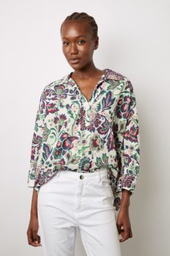 Gerard Darel Blouse En Voile De Coton Ecru - Ameniss | Chemises & Blouses