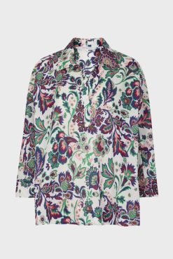 Gerard Darel Blouse En Voile De Coton Ecru - Ameniss | Chemises & Blouses