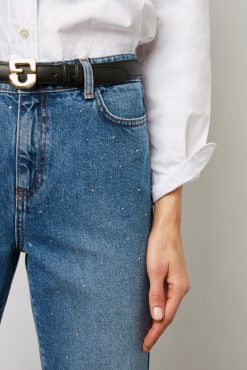 Gerard Darel Jean Bootcut A Strass Nuage - Coline | Pantalons & Jeans