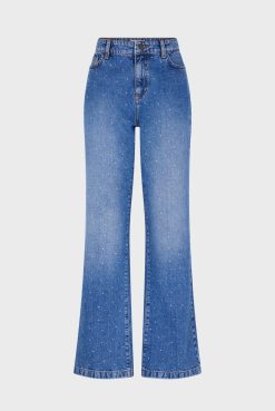 Gerard Darel Jean Bootcut A Strass Nuage - Coline | Pantalons & Jeans