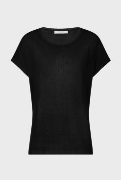 Gerard Darel Pull Manches Courtes Noir - Letsie | Maille