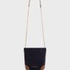 Gerard Darel Sac Travers En Cuir Bleu - Mini Charlotte | Sacs A Bandouliere