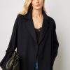 Gerard Darel Manteau Court En Laine Fine Marine - Noranne | Manteaux & Trenchs