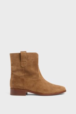 Gerard Darel Boots En Cuir Velours - Elie | Chaussures