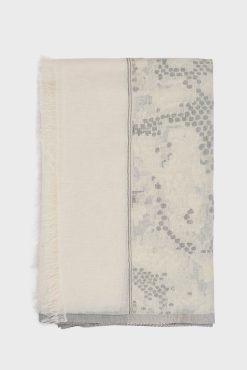 Gerard Darel Foulard Jacquard Et Lurex Naturel - Paloma | Etoles & Foulards