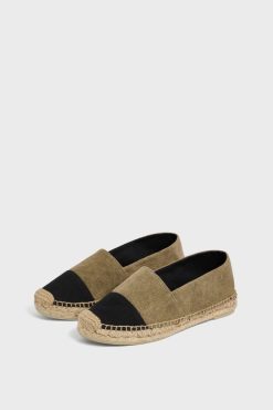 Gerard Darel Espadrilles Bicolores Kaki - Sophia | Chaussures