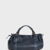 Gerard Darel Sac A Main En Cuir Marine - 24H | L'Iconique 24H