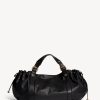 Gerard Darel Sac A Main En Cuir De Veau Noir - 36H | L'Iconique 24H