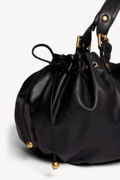 Gerard Darel Sac A Main En Cuir De Veau Noir - 36H | L'Iconique 24H