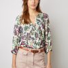 Gerard Darel Blouse Imprimee Jacquard Ecru - Abell | Chemises & Blouses