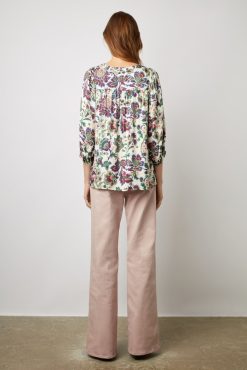 Gerard Darel Blouse Imprimee Jacquard Ecru - Abell | Chemises & Blouses