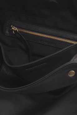 Gerard Darel Sac En Cuir De Veau Noir - Le 24H | L'Iconique 24H