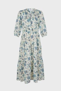 Gerard Darel Robe Longue Cintree Ecru - Elysee | Robes