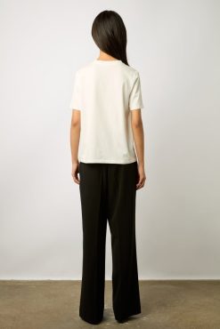 Gerard Darel Tshirt A Boutons Strass Ecru - Myrtha | Tops & Sweats