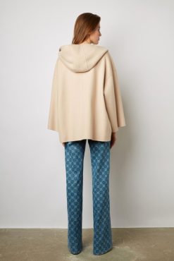 Gerard Darel Cape En Laine Double Face Sable - Nesrynn | Manteaux & Trenchs