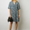 Gerard Darel Robe Courte Imprimee Indigo - Ellena | Robes