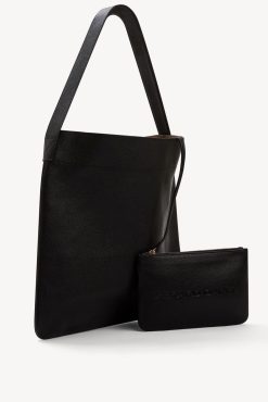 Gerard Darel Sac Hobo En Cuir Graine Noir - Lady | Le Lady