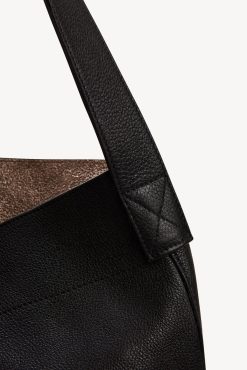 Gerard Darel Sac Hobo En Cuir Graine Noir - Lady | Le Lady