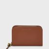 Gerard Darel Portefeuille En Cuir Beige - Miniwallet | Petite Maroquinerie