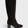 Gerard Darel Bottes En Cuir Velours - Lizzie | Chaussures