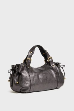 Gerard Darel Sac A Main En Cuir Metallique - 24H | L'Iconique 24H