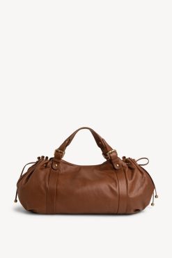 Gerard Darel Sac A Main En Cuir De Veau Camel - 24H | L'Iconique 24H