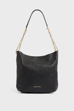 Gerard Darel Sac Hobo En Cuir Femme Noir Le Charlotte | Sacs A Bandouliere