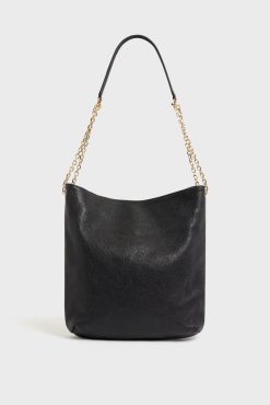 Gerard Darel Sac Hobo En Cuir Femme Noir Le Charlotte | Sacs A Bandouliere