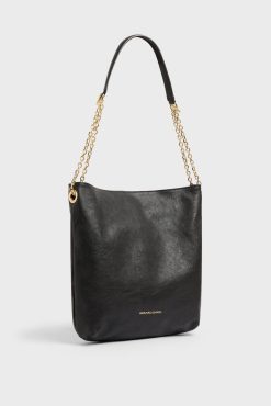 Gerard Darel Sac Hobo En Cuir Femme Noir Le Charlotte | Sacs A Bandouliere