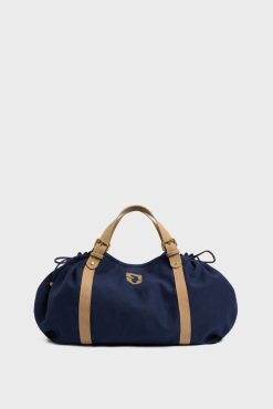 Gerard Darel Sac De Voyage En Toile Marine - 72H | L'Iconique 24H