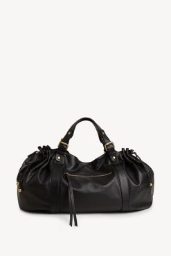 Gerard Darel Sac A Main En Cuir De Veau Noir - 72H | L'Iconique 24H