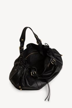 Gerard Darel Sac A Main En Cuir De Veau Noir - 72H | L'Iconique 24H