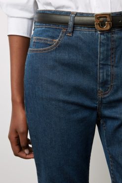 Gerard Darel Jean Slim En Denim Brut Jeans - Cheryl | Pantalons & Jeans