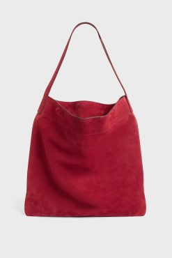 Gerard Darel Sac Hobo En Cuir Velours Grenade - Lady | Le Lady