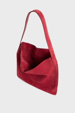 Gerard Darel Sac Hobo En Cuir Velours Grenade - Lady | Le Lady